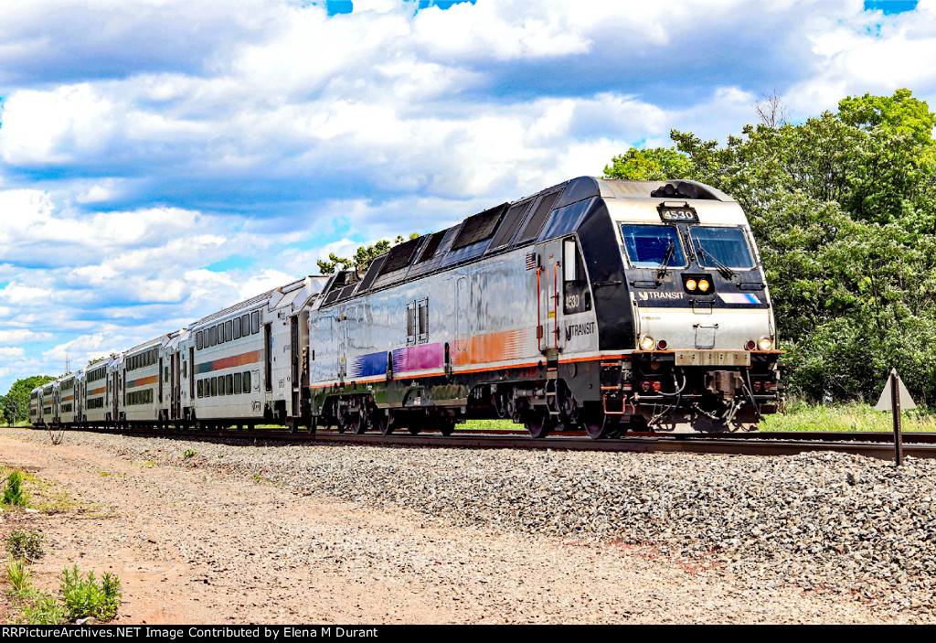 NJT 4530 on train 5523